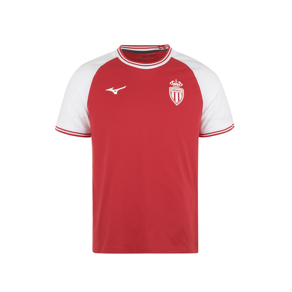 Mizuno Cotton Tee AS Monaco Men Tango Homme TailleXL